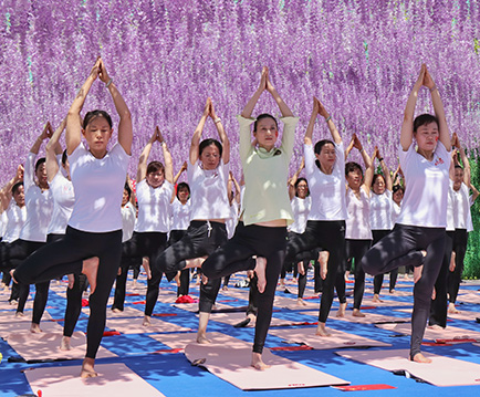 德州瑜伽人 共庆建党百年诞辰 推广国家健身瑜伽公益课活动